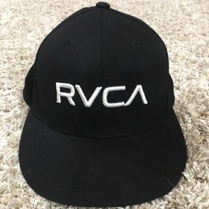 RVCA flat brim fitted hat